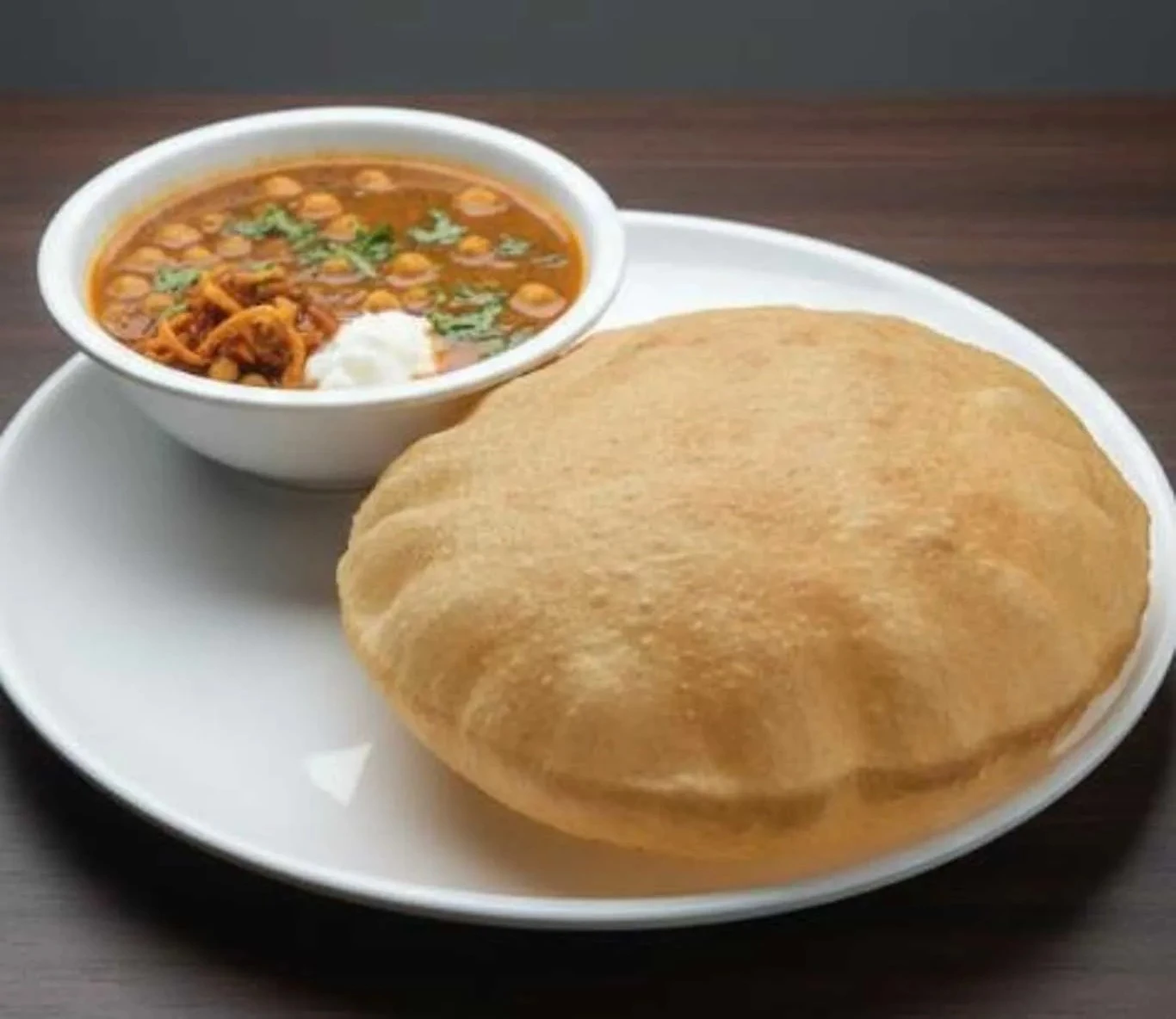 Halwa Poori traditional Punjabi breakfast at Royal Punjabi Restaurant Winnipeg